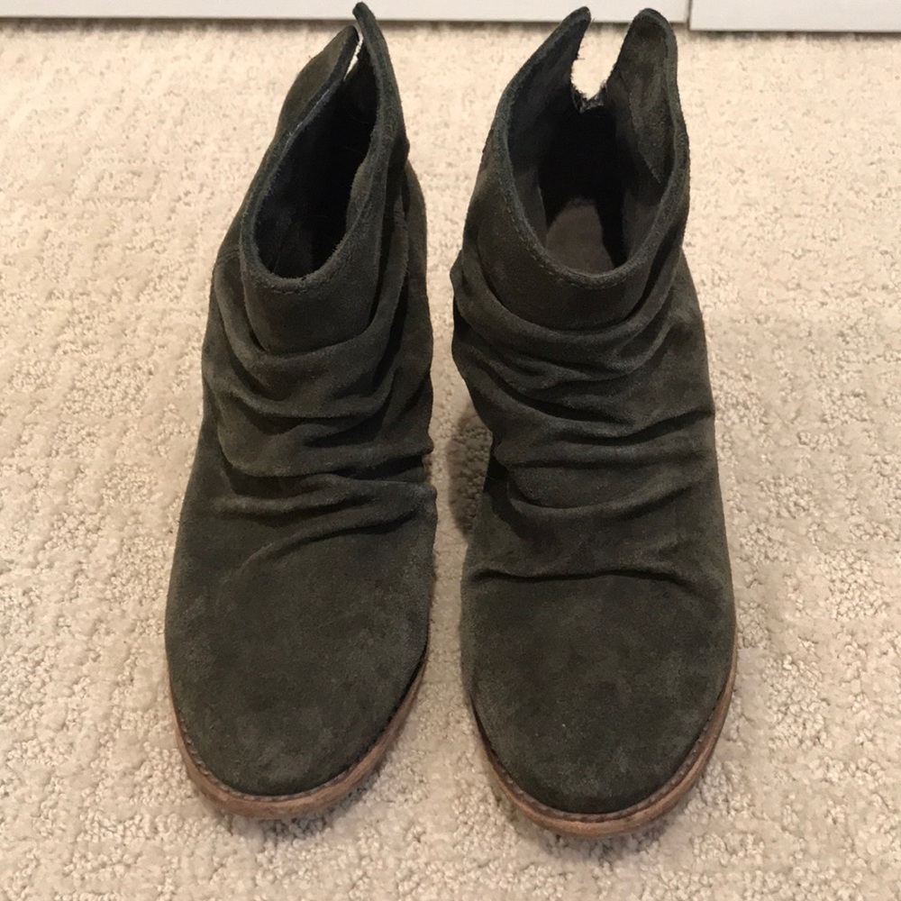 Splendid Olive Booties